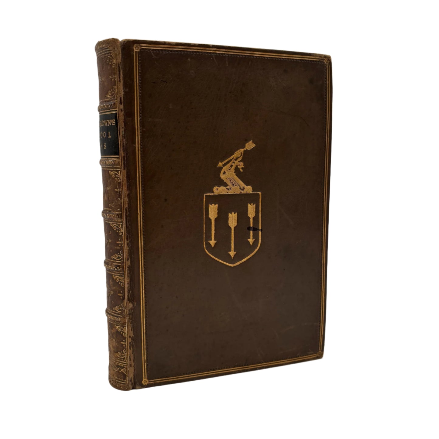 Tom Brown’s School Days 1894 Illustrated Victorian Fiction Prize Binding Leather Book