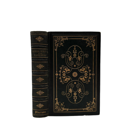1855 Poetical Works of White & Campbell Green Leather Poetry Book