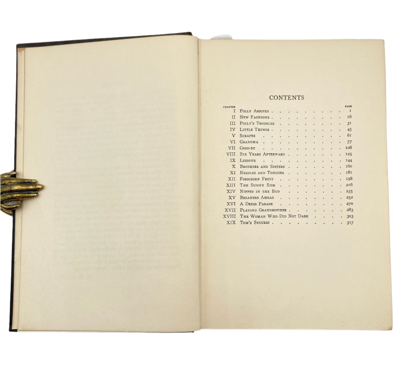 1926 "An Old-Fashioned Girl" Victorian Cloth Book