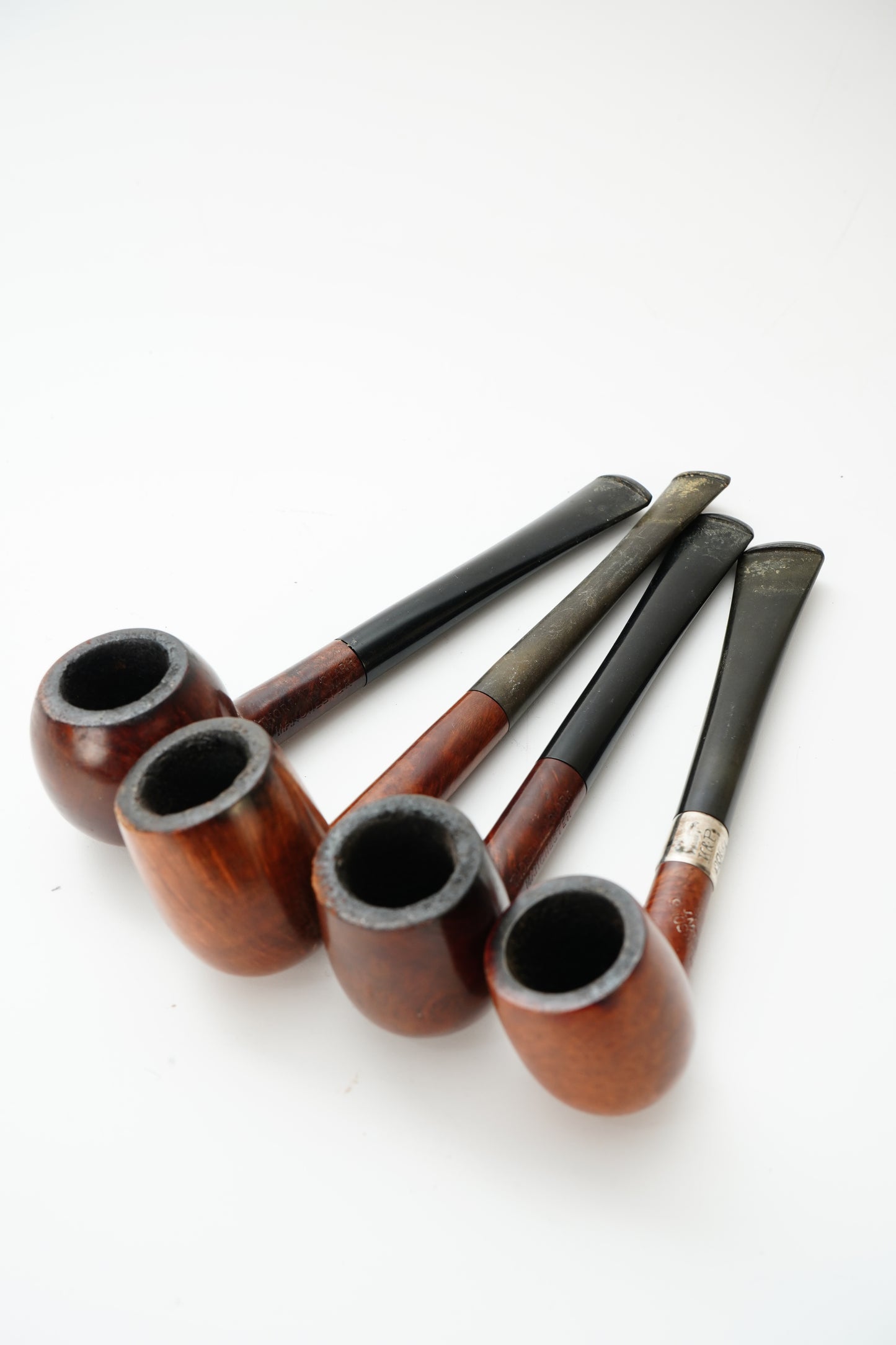 Vintage Briar Tobacco Pipe Set of 4