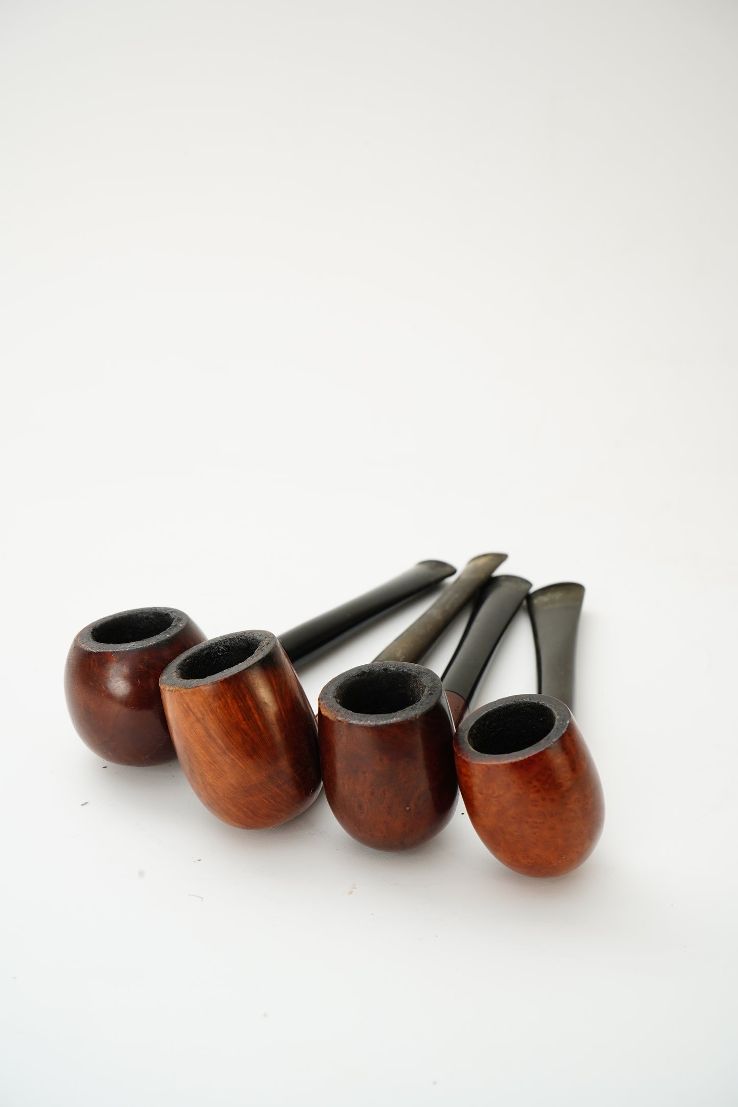 Vintage Briar Tobacco Pipe Set of 4