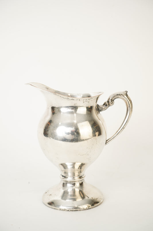 Antique Silver Plated Creamer Pedestal Base
