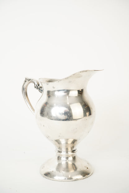 Antique Silver Plated Creamer Pedestal Base