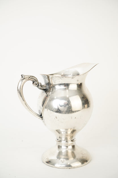 Antique Silver Plated Creamer Pedestal Base