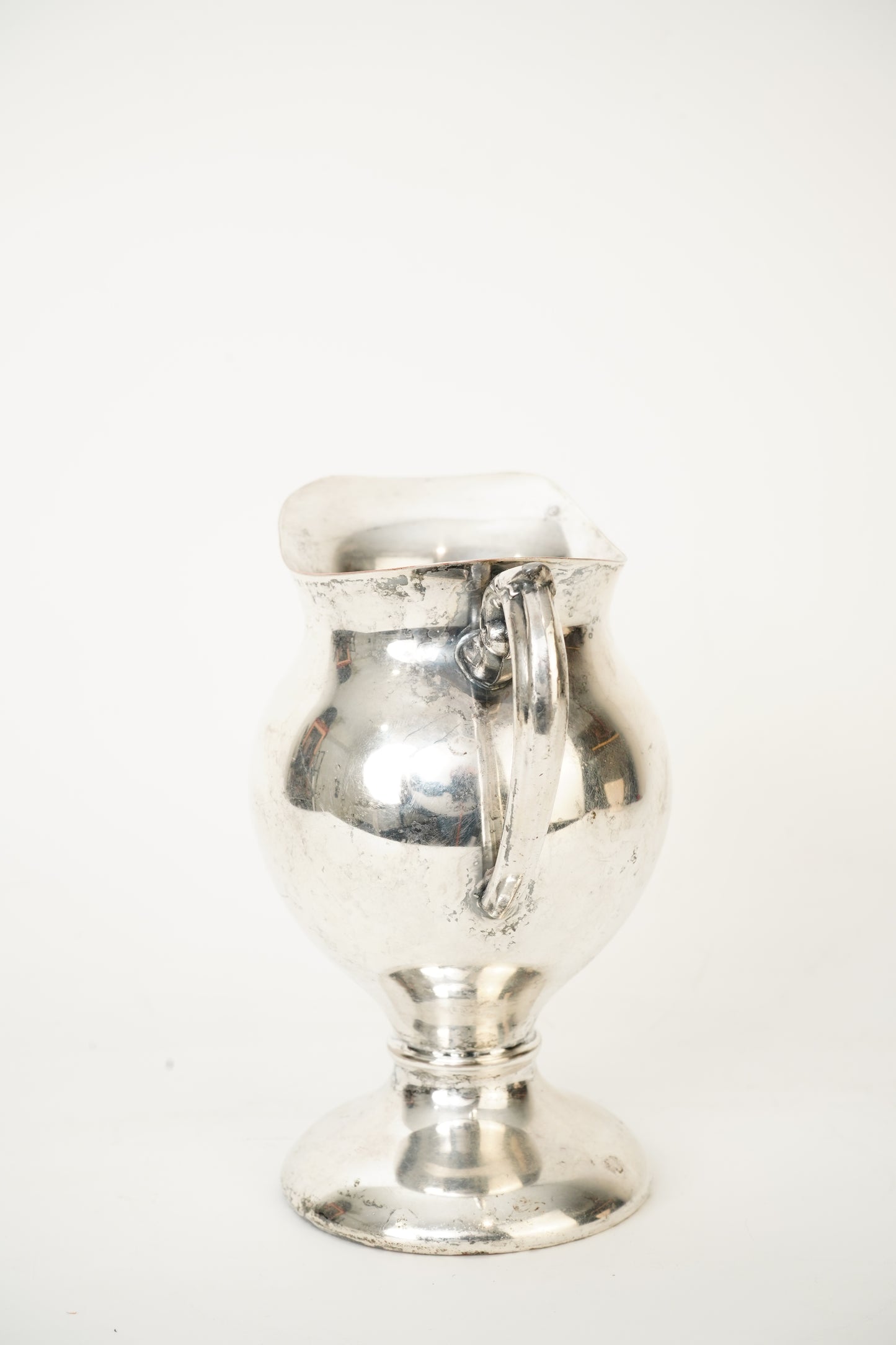 Antique Silver Plated Creamer Pedestal Base