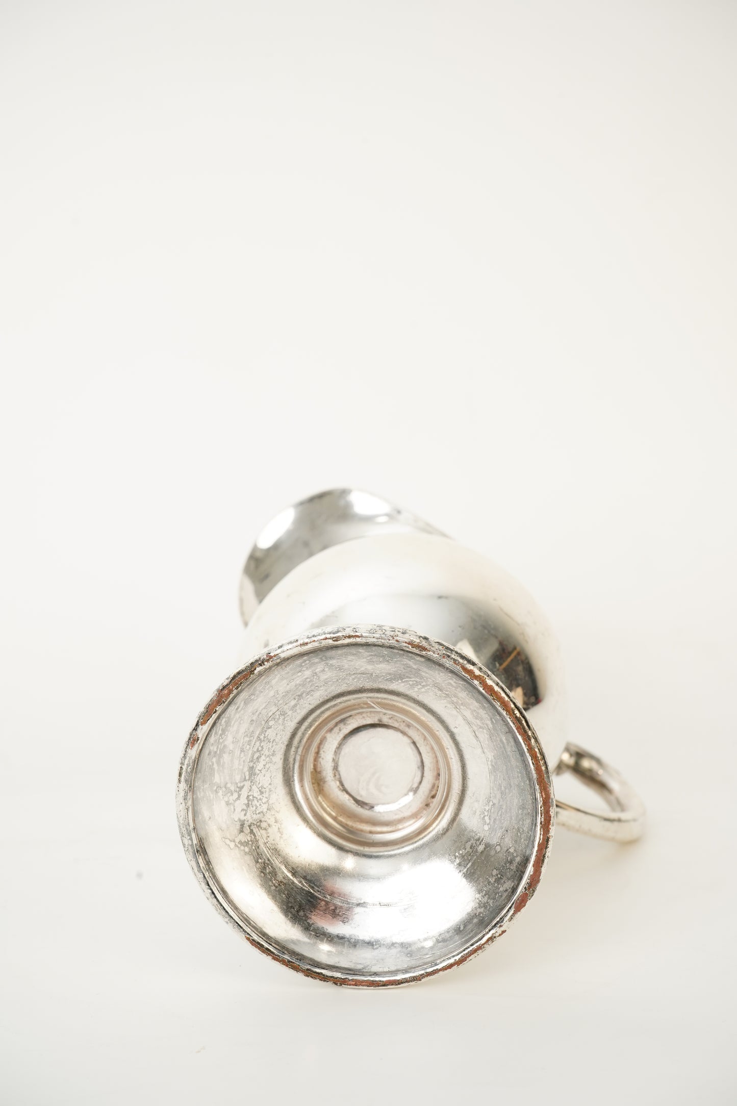 Antique Silver Plated Creamer Pedestal Base