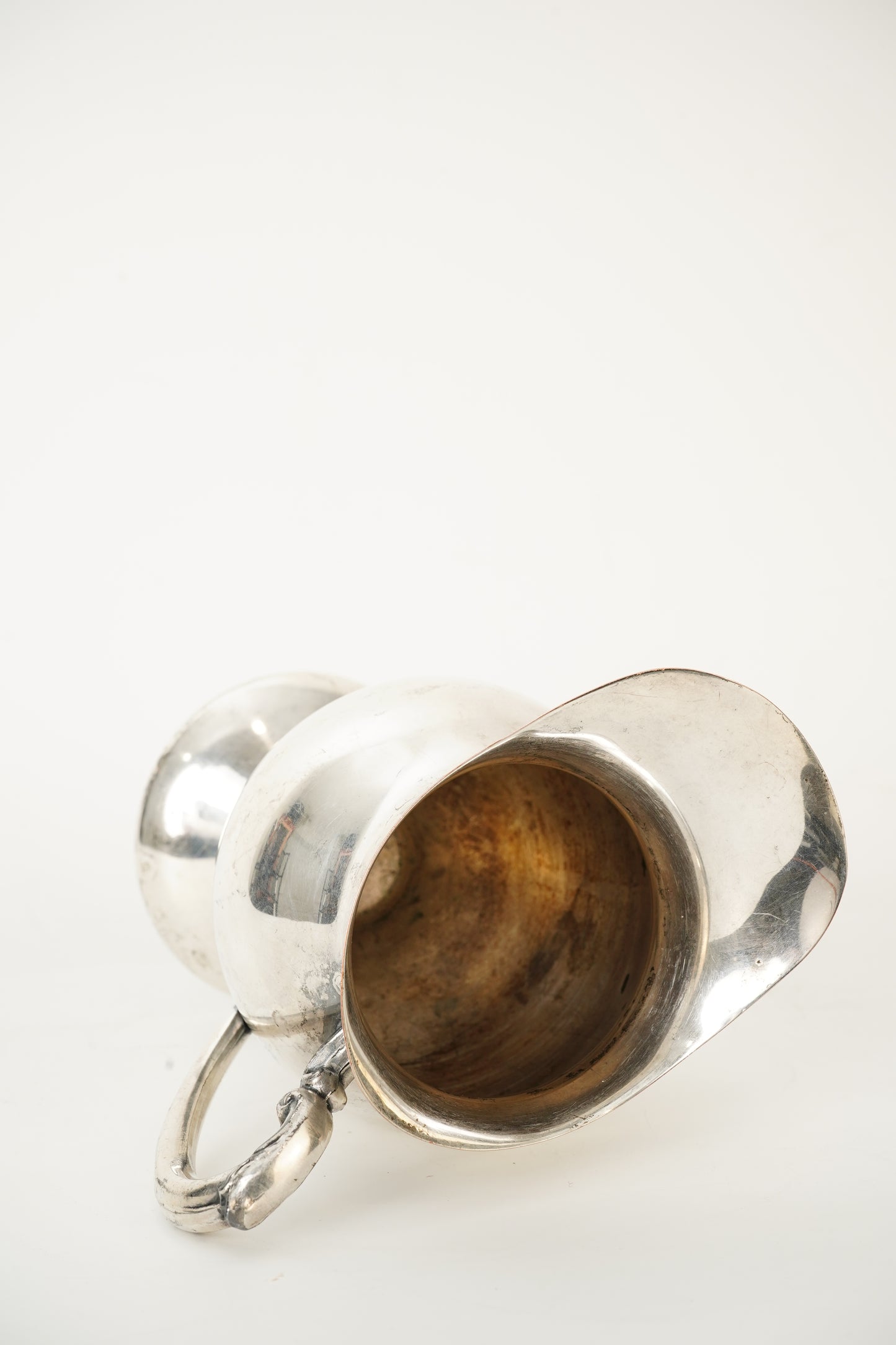 Antique Silver Plated Creamer Pedestal Base