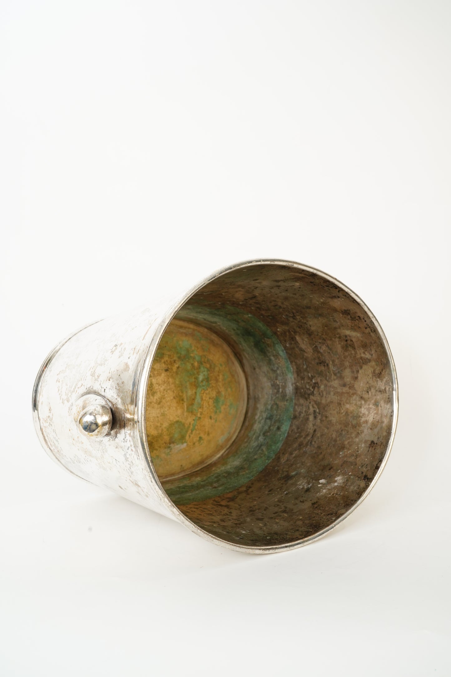 Vintage Embossed Silver Plate Ice Bucket