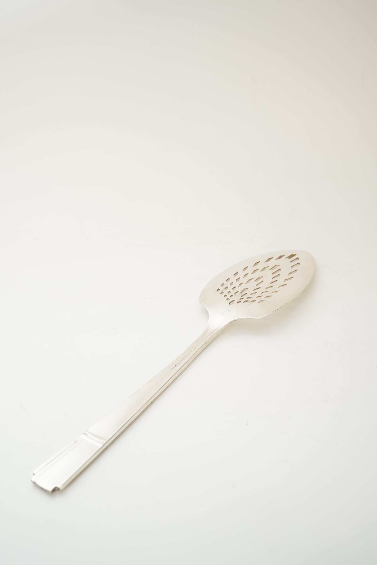 Vintage Rogers Silver Plate Pierced Serving Ladle
