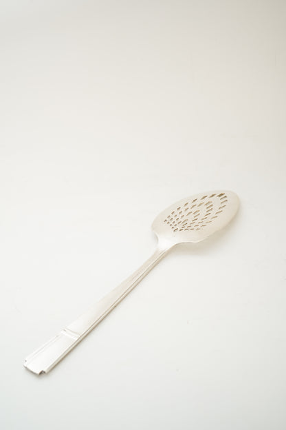 Vintage Rogers Silver Plate Pierced Serving Ladle