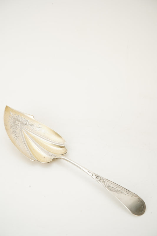 Antique Sterling Silver Serving Slice Spatula