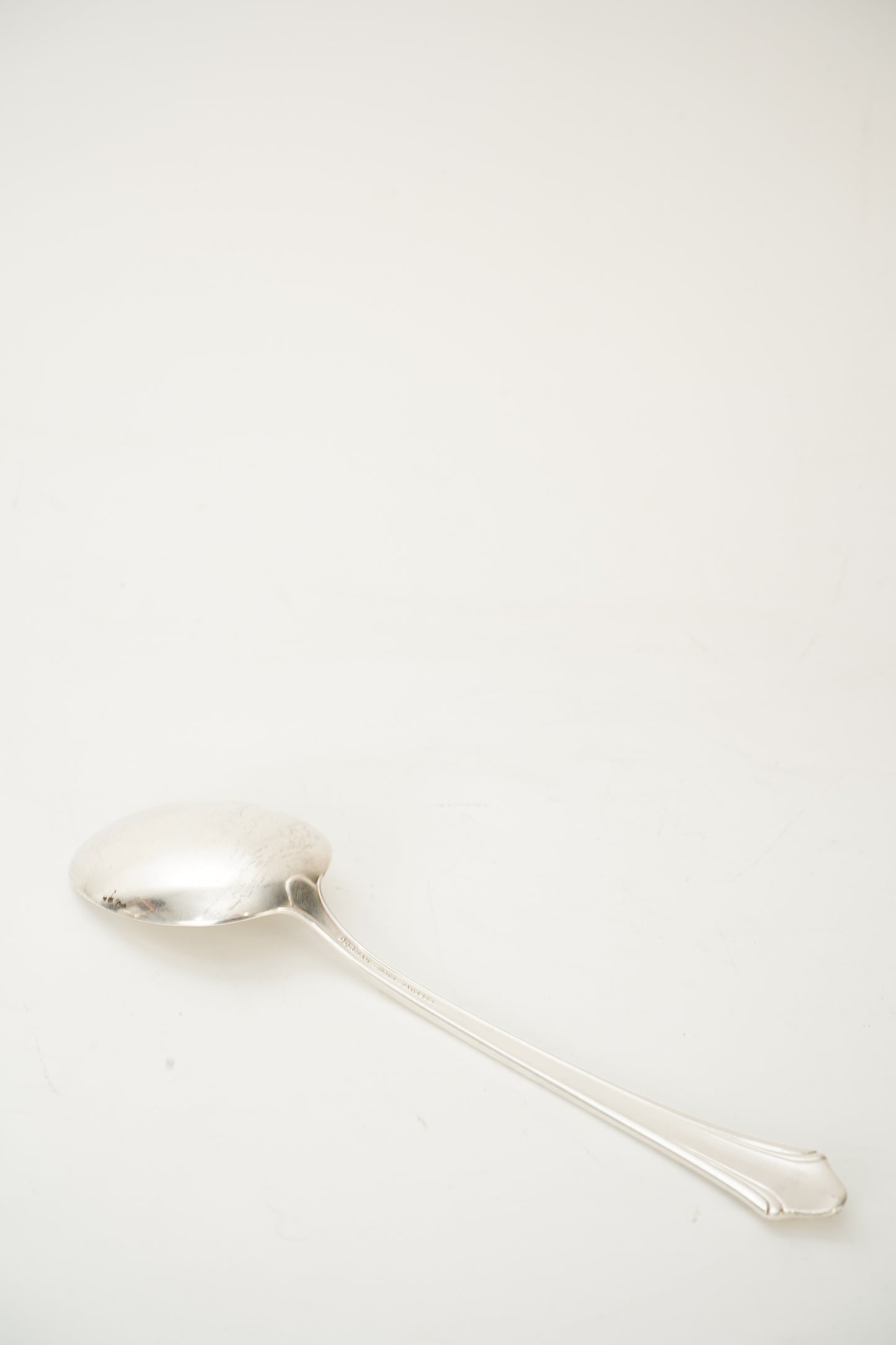 Vintage Silver Plate Soup Spoon