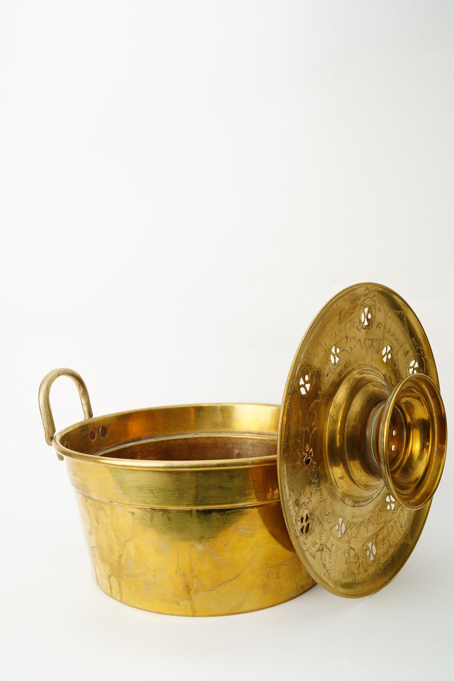 Korean Brass Hotpot Steamer | Brass Vase