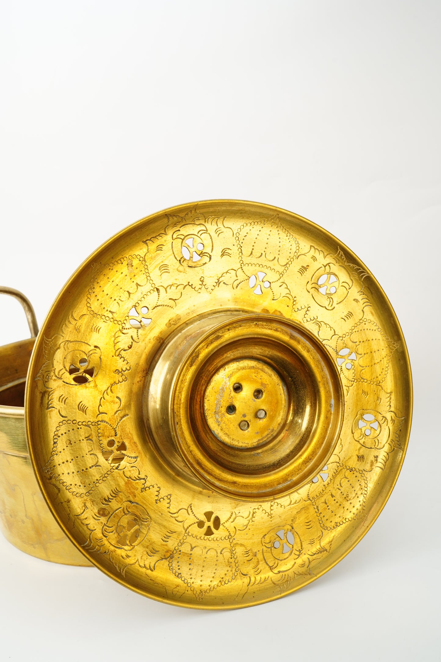 Korean Brass Hotpot Steamer | Brass Vase