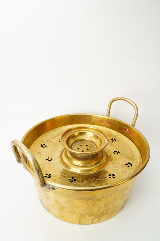 Korean Brass Hotpot Steamer | Brass Vase