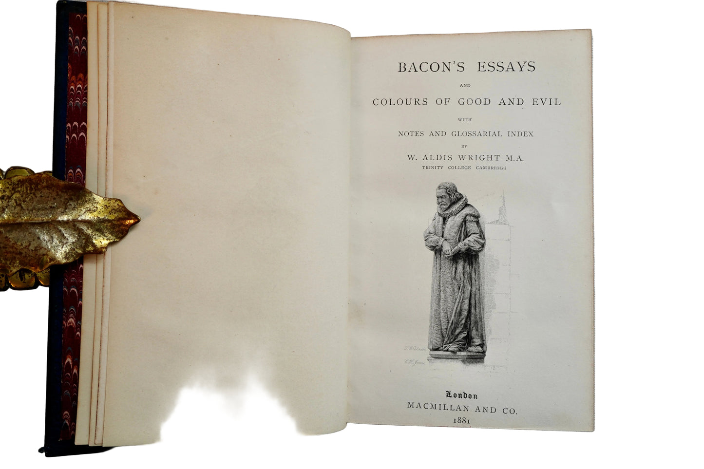 1881 Bacon’s Essays by Macmillan