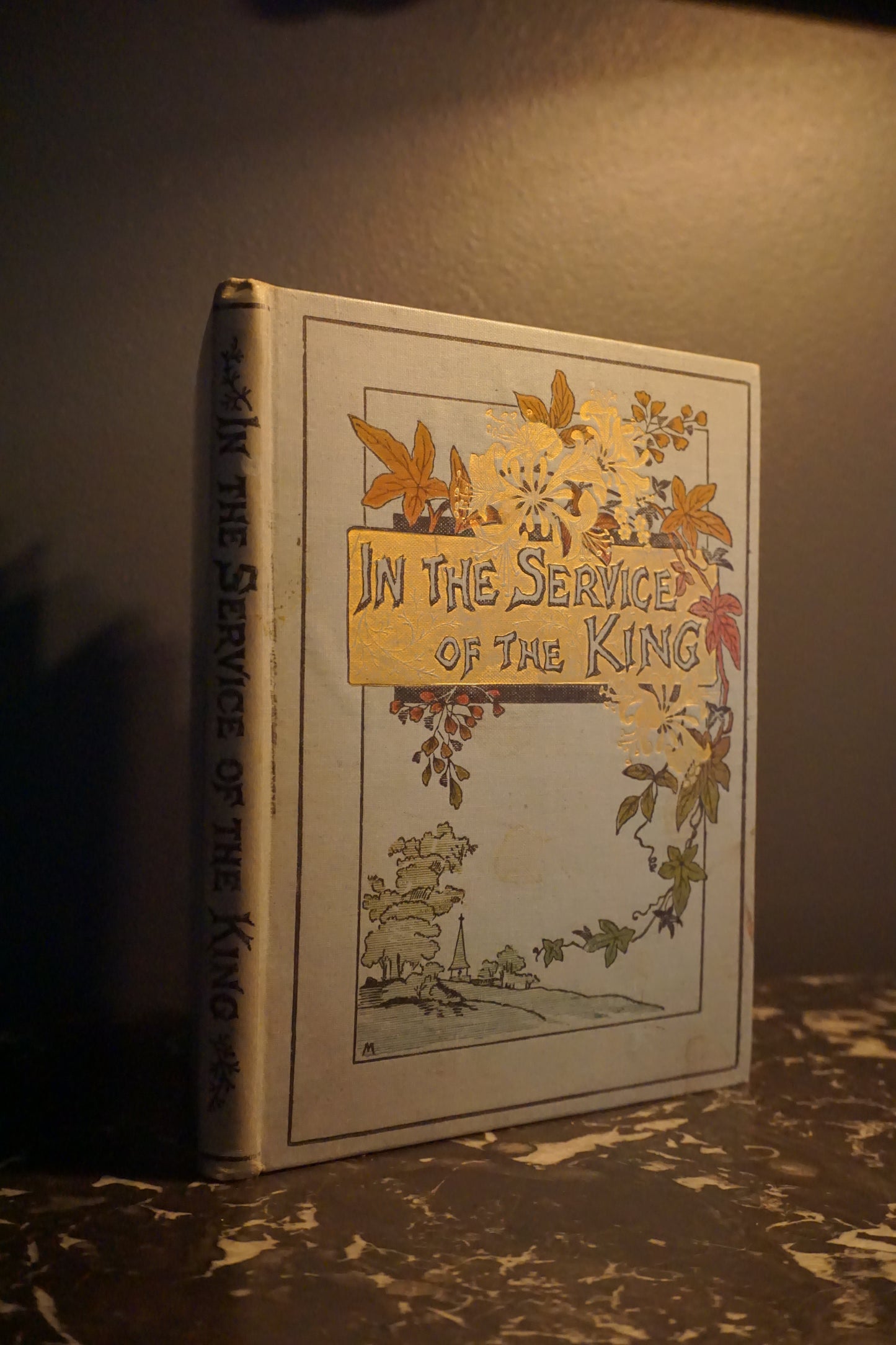 "In the Service of the King" Baby Blue Cloth Book