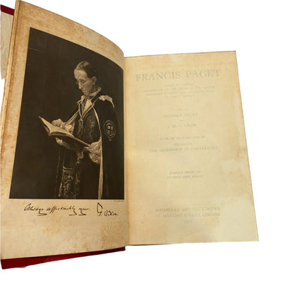 1912 Francis Paget Biography Half Morocco Anglican Oxford