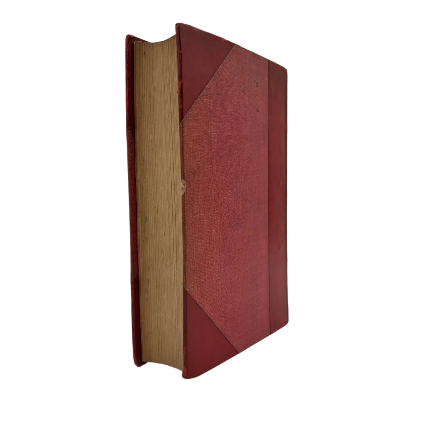 1913 "The Science of War" Red Half Leather Book