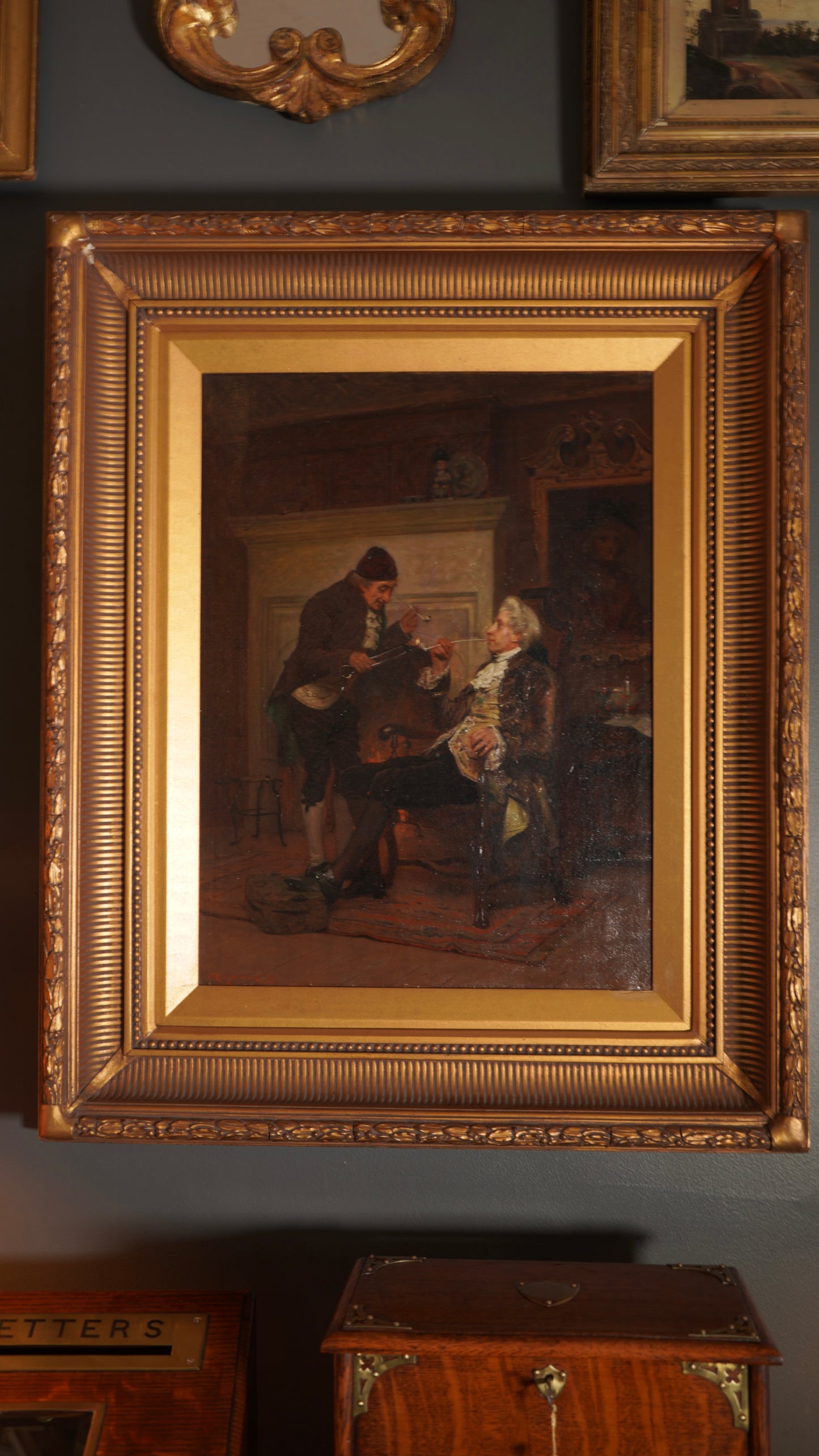 19th Century English Oil Painting by Charles Edward Marshall (1850-1928)