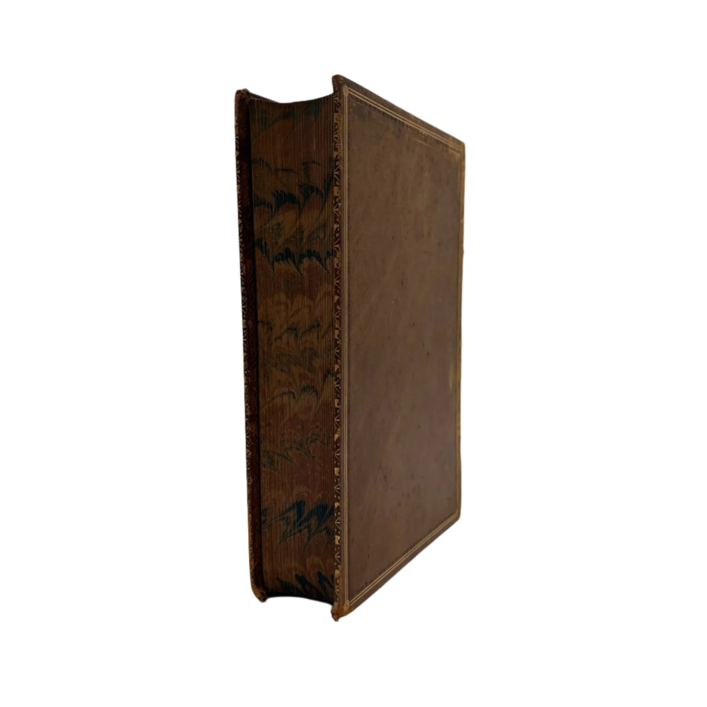 Antique History Book Palmyra and Zenobia by William Wright 1895 Full Calf Prize Binding with Royal Arms