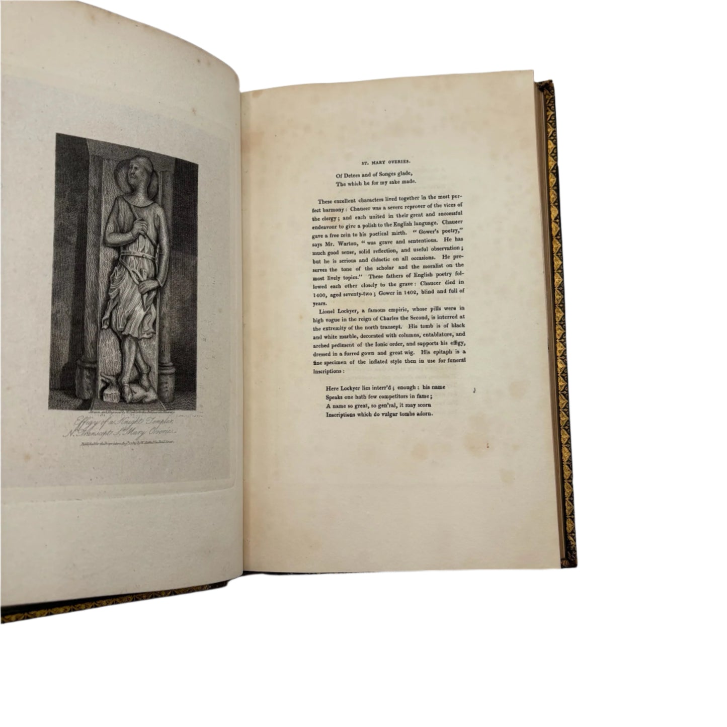 4 Volumes 1815 & 1816"The Antiquarian Itinerary" Full Black Moroccon Leather Book