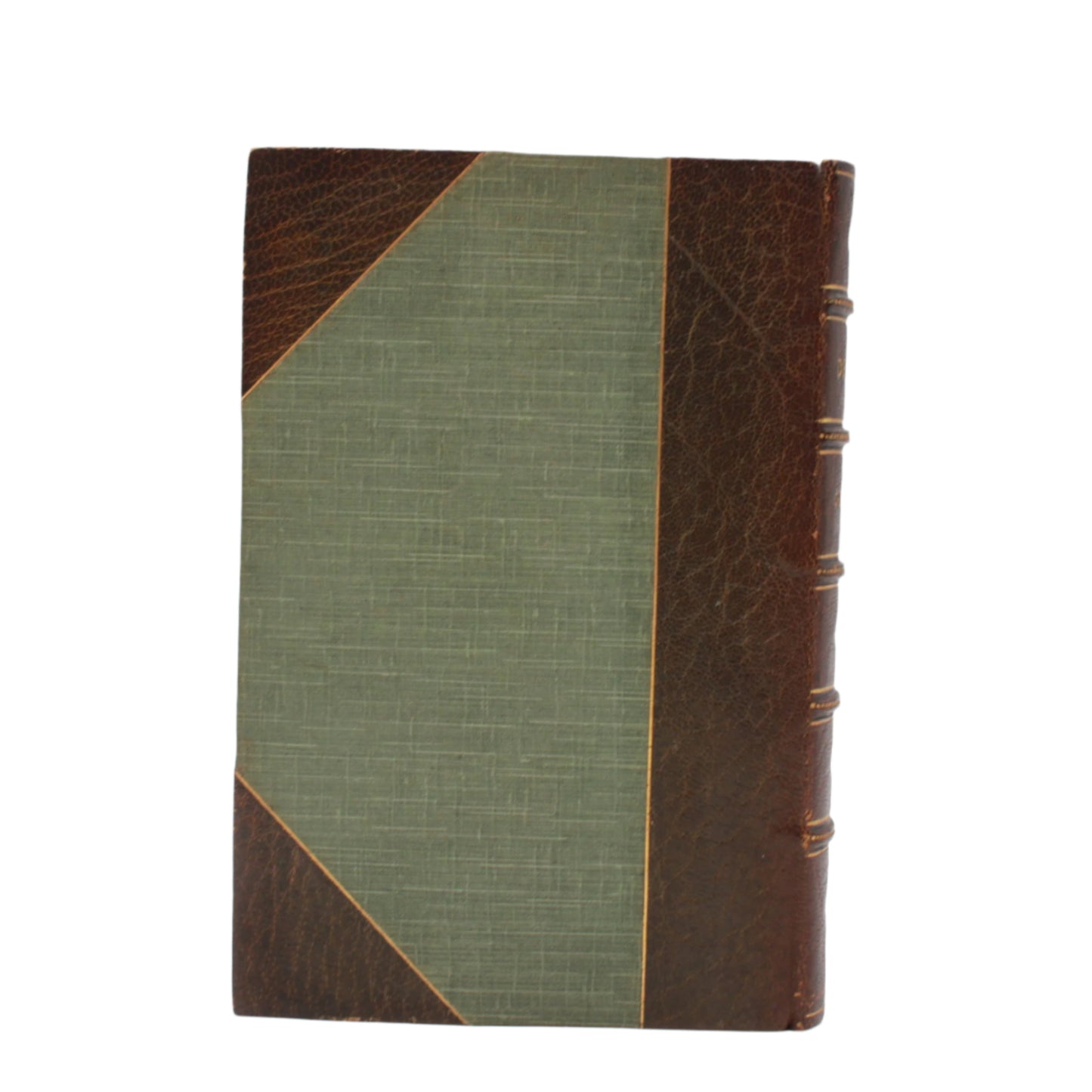 1907 "Delicia" Brown Half Leather Book
