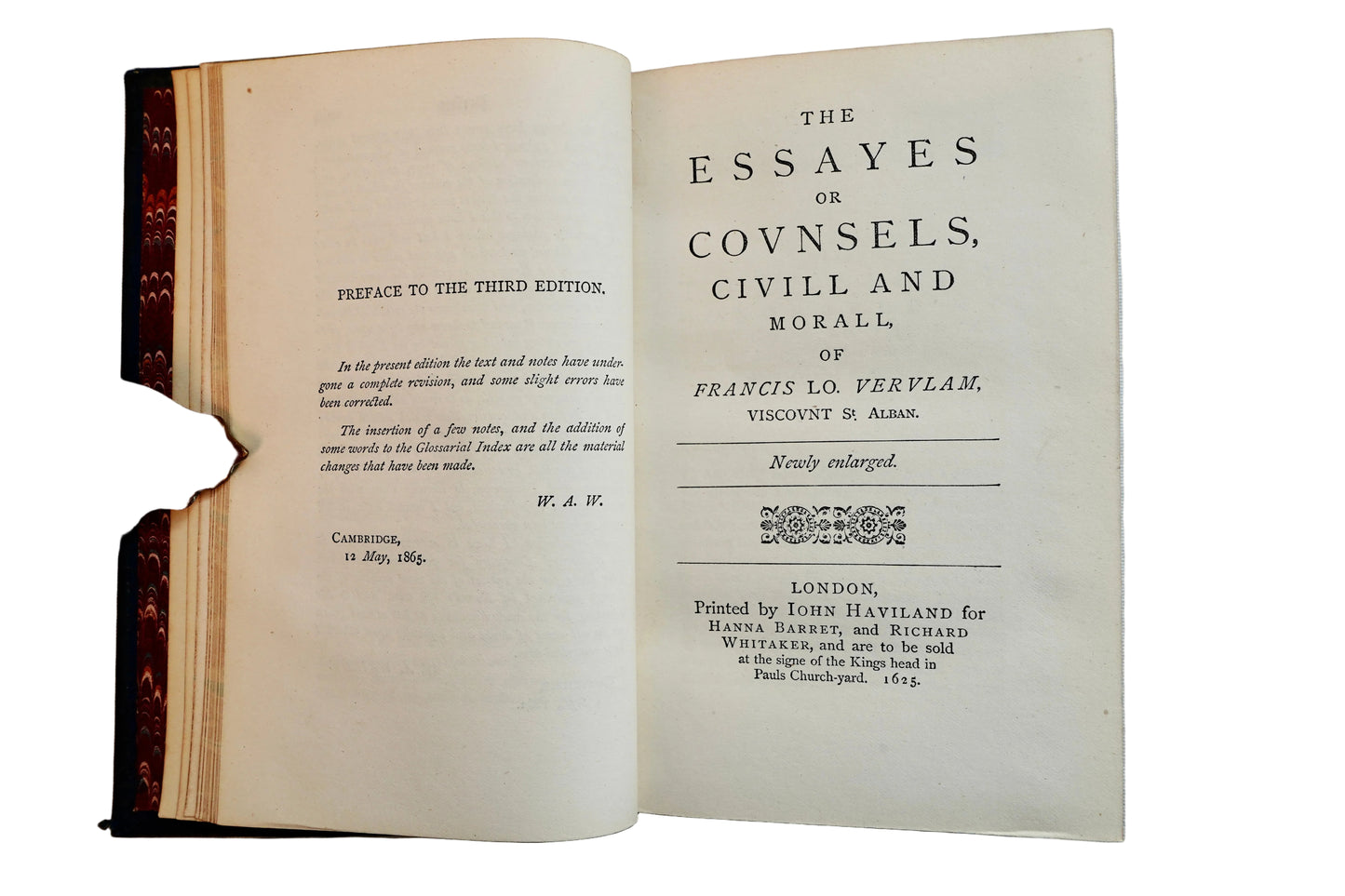 1881 Bacon’s Essays by Macmillan