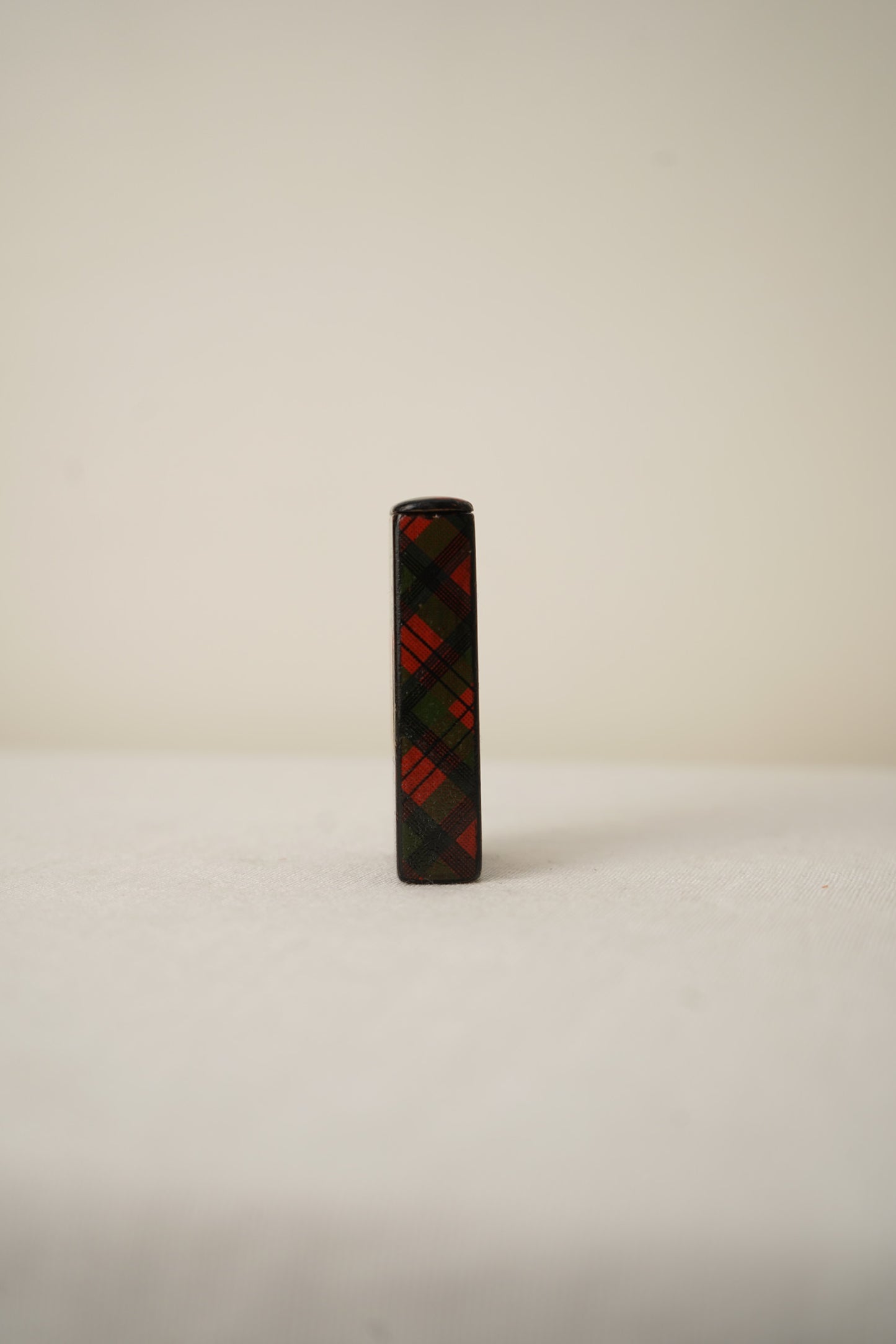 Victorian Scottish Tartanware Sliding Stamp Box, c. 1860–1890