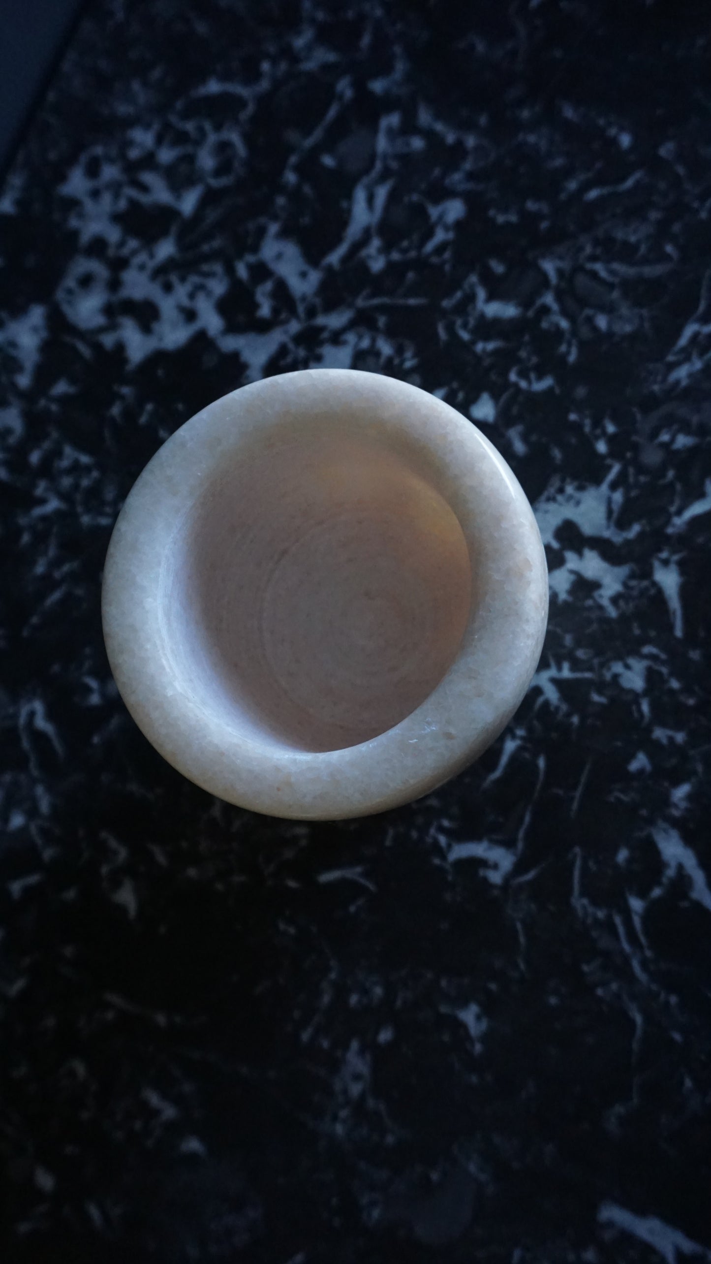 Italian Alabaster Mortar Bowl
