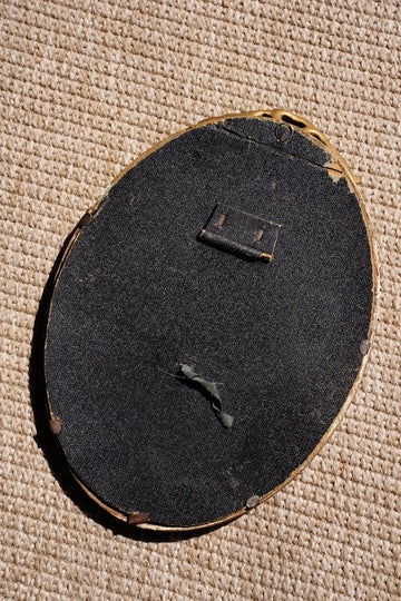 Antique Louis XVI Style Giltwood Oval Picture Frame