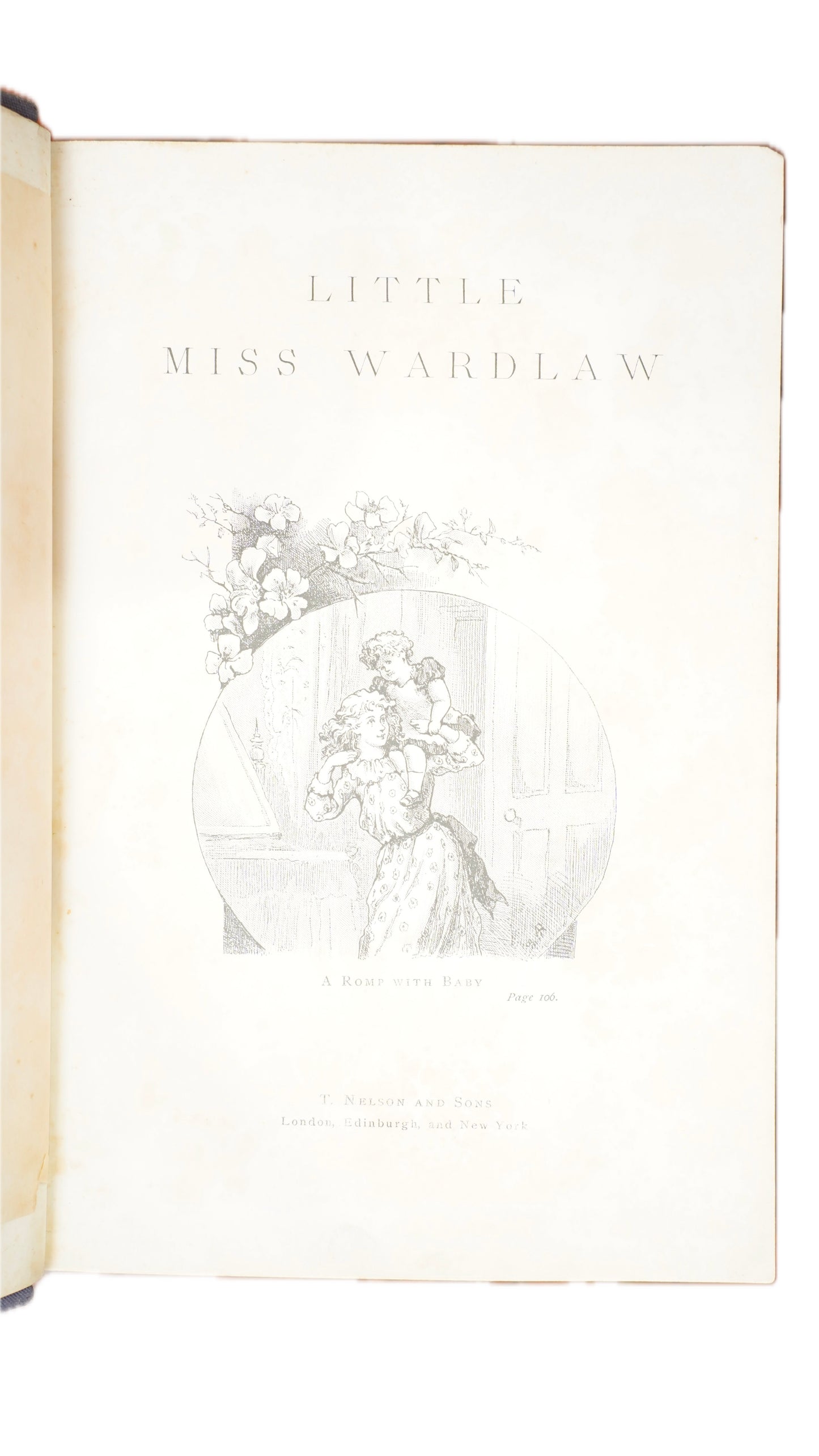 Antique Little Miss Wardlaw Louisa M Gray 1889 Nelson Prize Binding