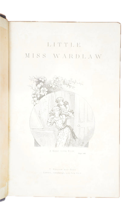 Antique Little Miss Wardlaw Louisa M Gray 1889 Nelson Prize Binding