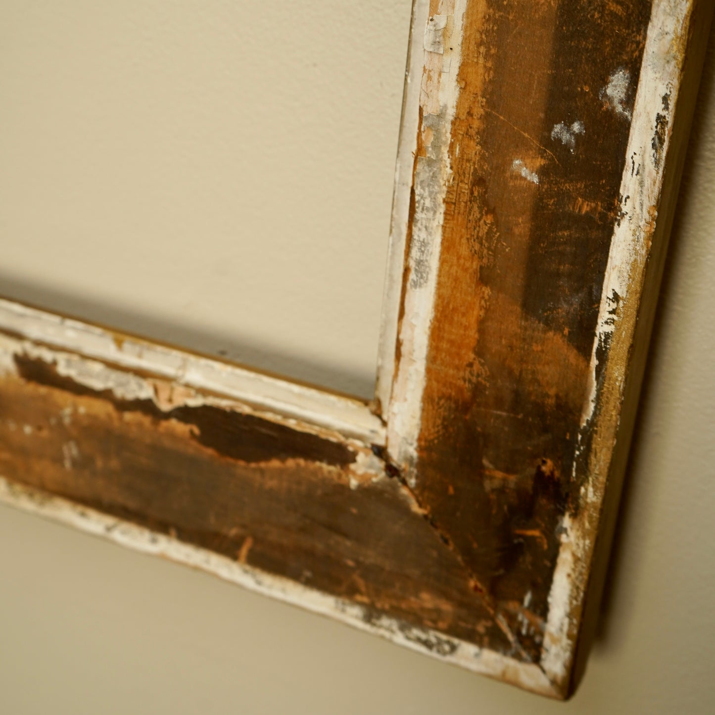 Antique Neoclassical Giltwood Frame with Rope & Cartouche Motifs, Late 19th Century