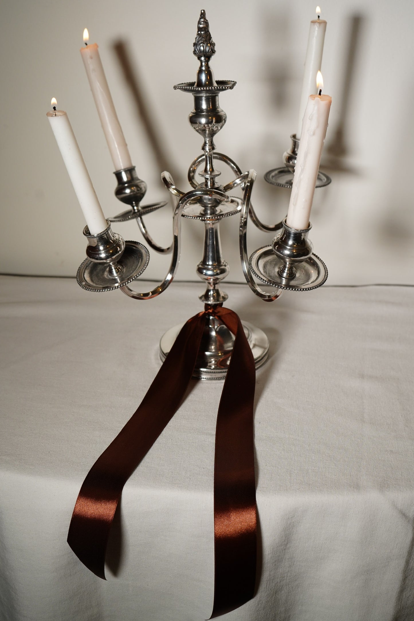 Eureka Silver Co. Quadruple-Plated Five-Arm Candelabrum, c. 1890–1910