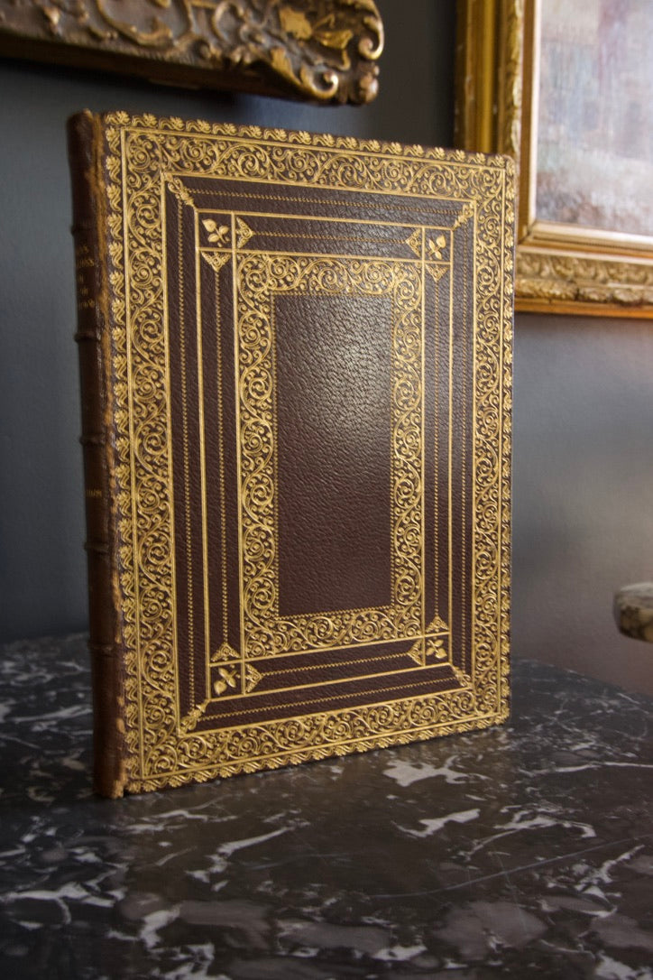 1923 "The Causes for the Loss of the Battle of Waterloo" Fine Binding, Full Leather Book