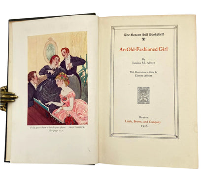1926 "An Old-Fashioned Girl" Victorian Cloth Book