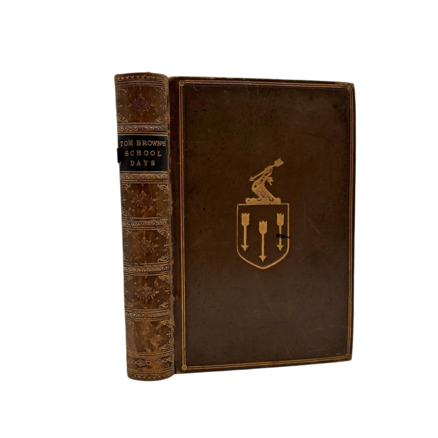 Tom Brown’s School Days 1894 Illustrated Victorian Fiction Prize Binding Leather Book