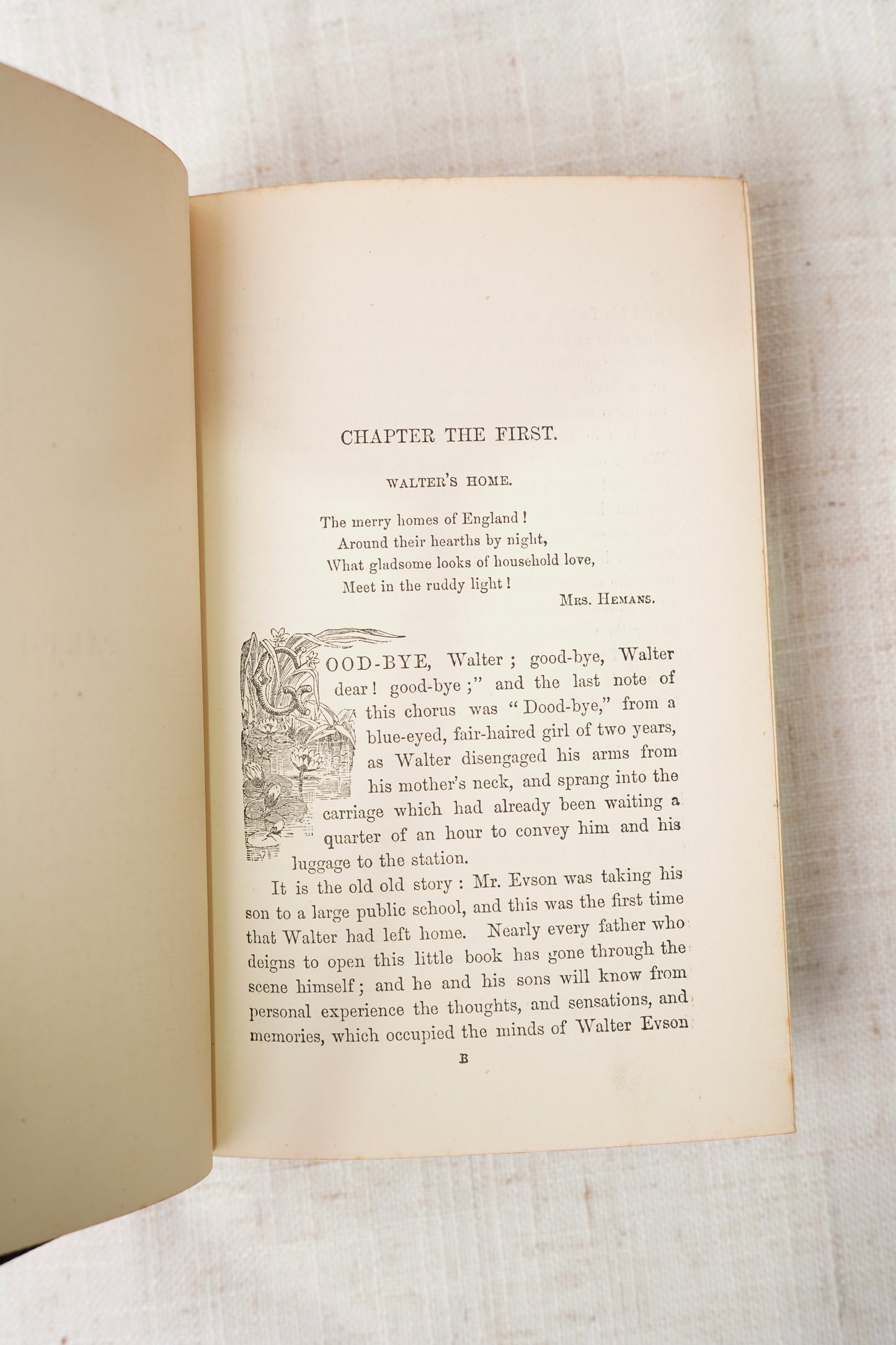 Antique St. Winifred's Blue Calf Bound Victorian School Novel, 1879