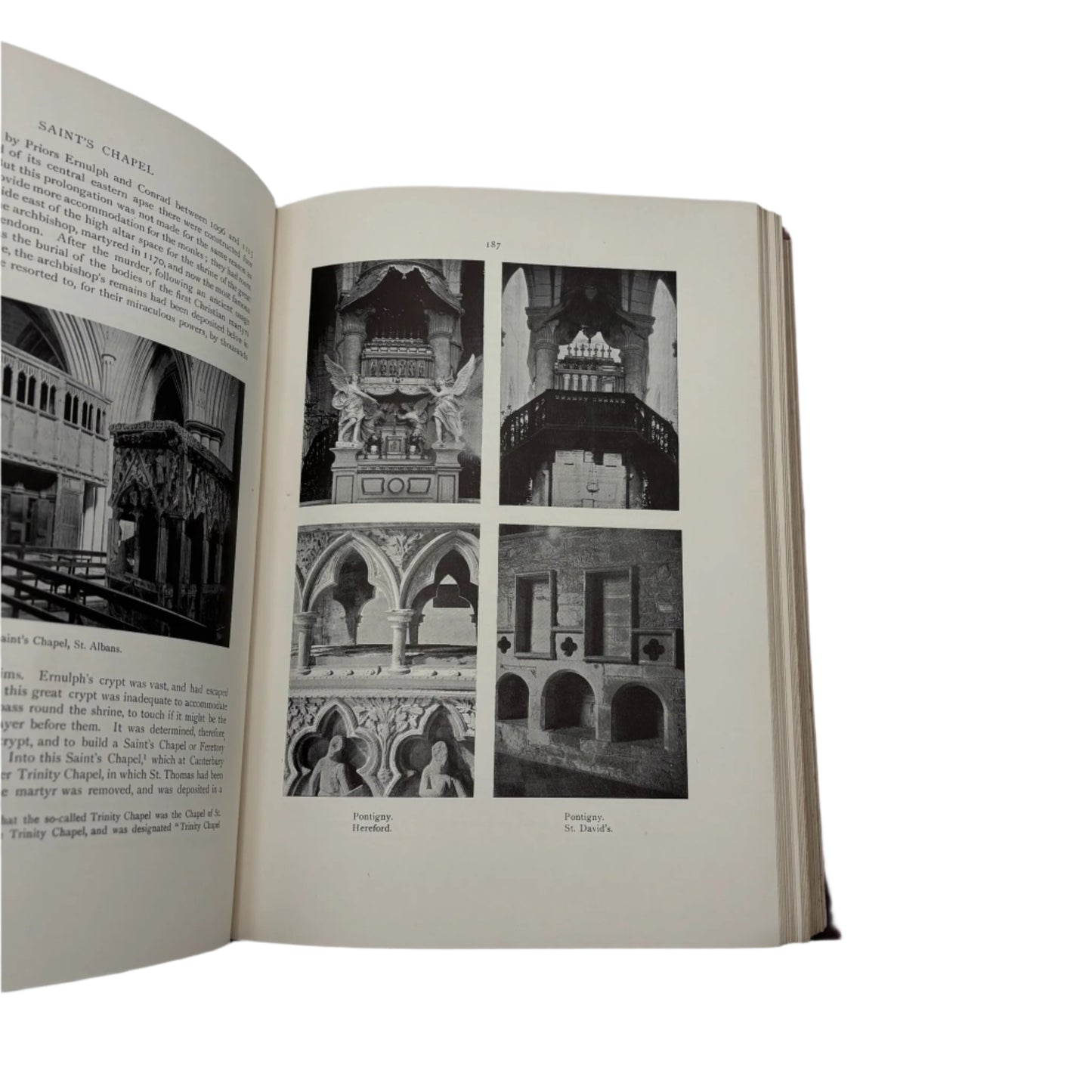 1912 Gothic Architecture in England by Francis Bond Illustrated Architectural History Book