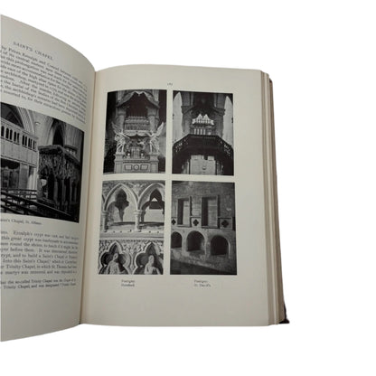 1912 Gothic Architecture in England Illustrated Architecture Book