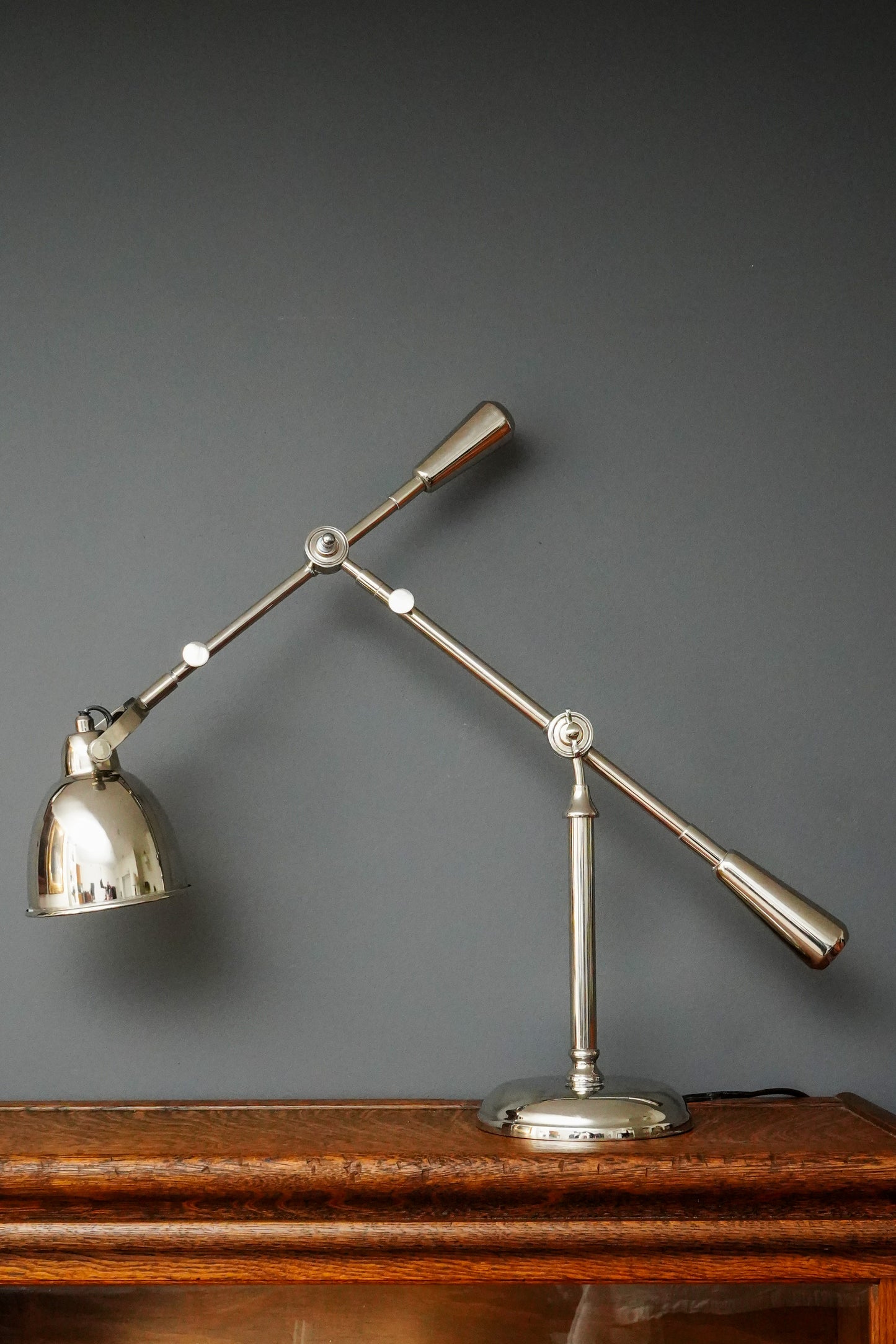 Chrome Adjustable Articulating Desk Lamp