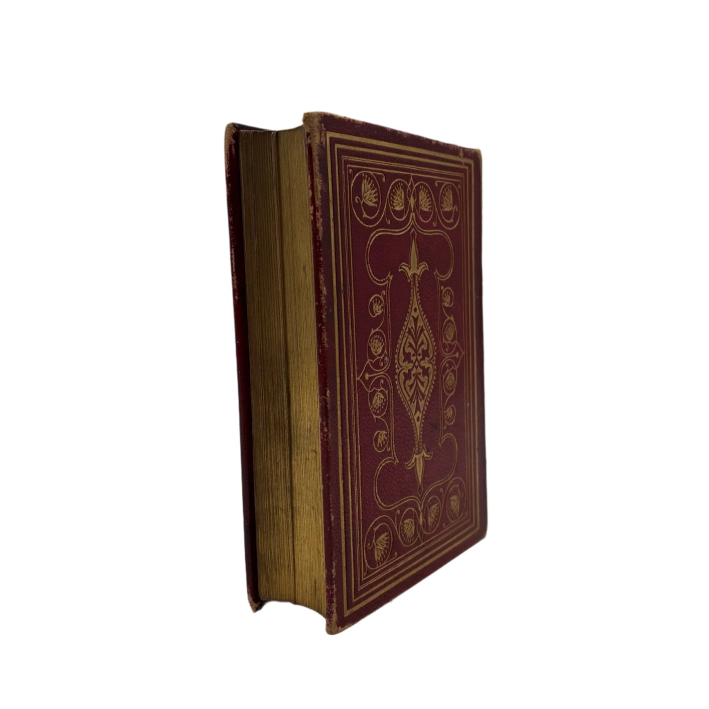 Poetical Works of William Wordsworth 1868 Leather Gift Edition | Classic Poetry Book with Gilt Binding and Engravings