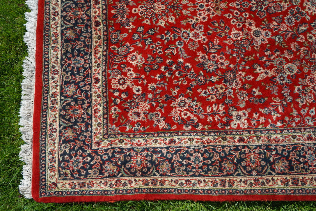 Vintage Persian Kashan-style Area Rug