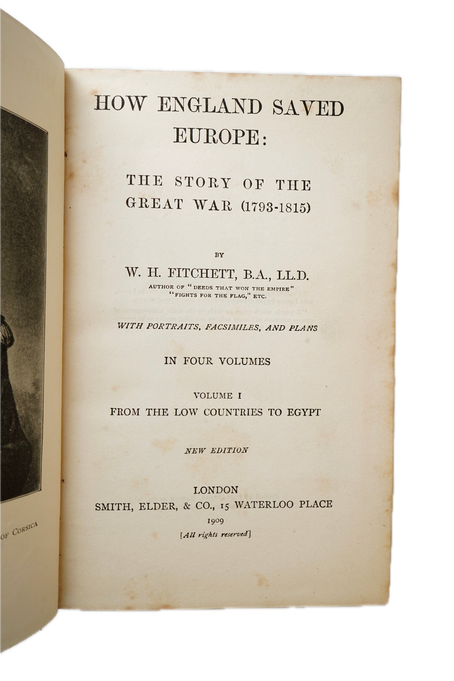 How England Saved Europe Fitchett 1909