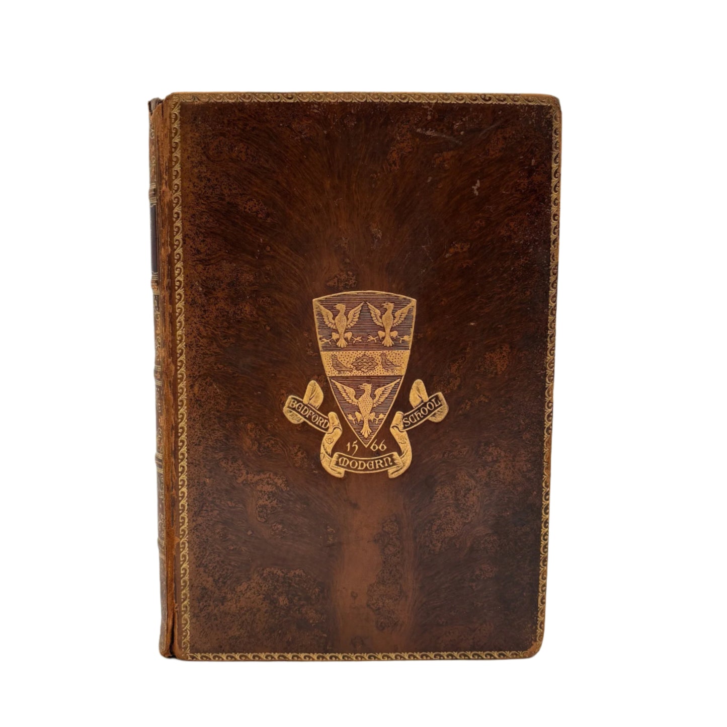 1893 "John Wyclif" Brown Full Tree-Calf Leather Book