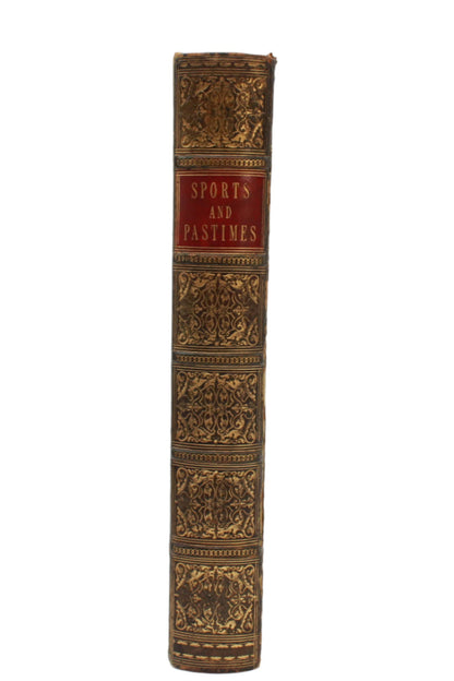 1845 Joseph Strutt Sports & Pastimes of England Green Calf *AS-IS*