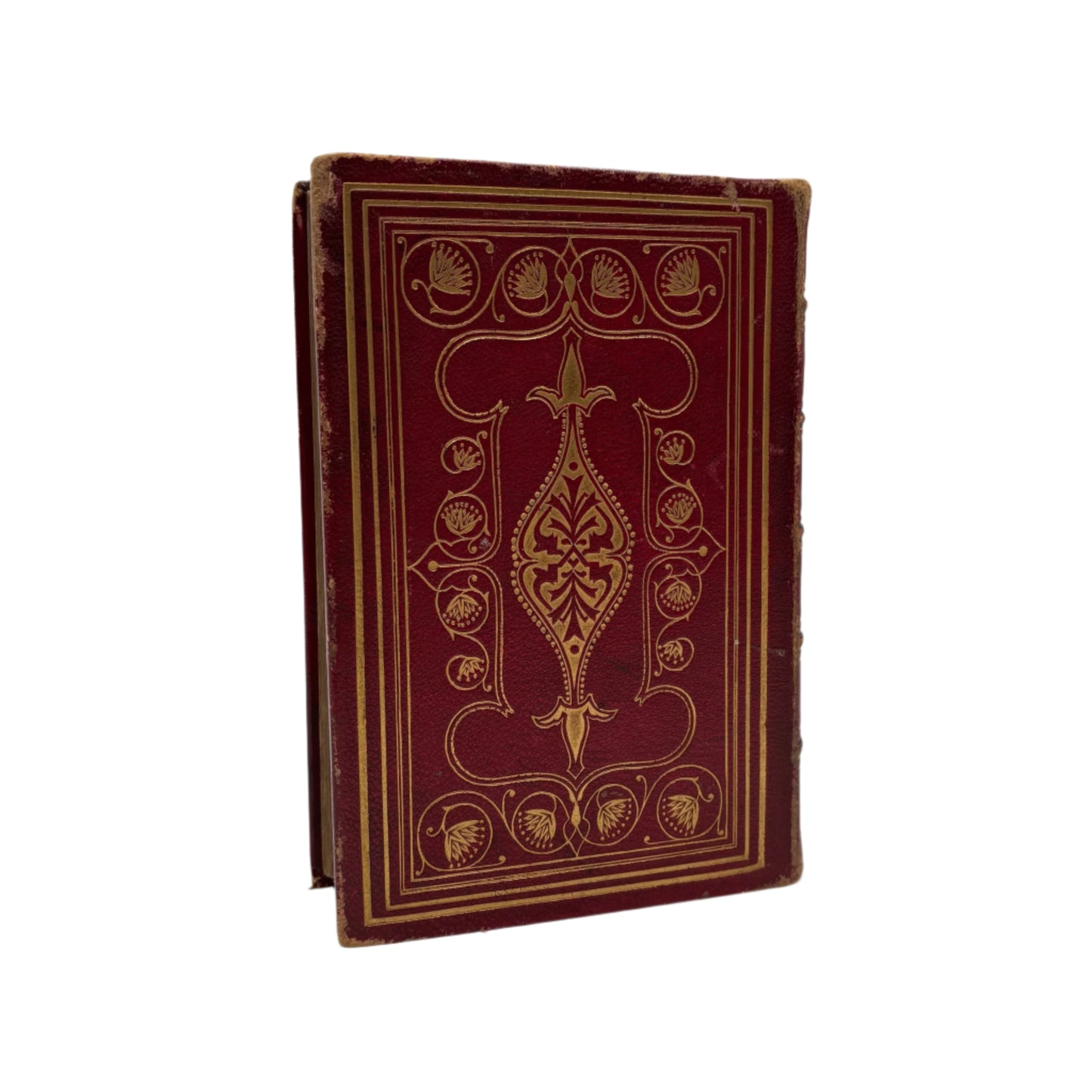 Poetical Works of William Wordsworth 1868 Leather Gift Edition | Classic Poetry Book with Gilt Binding and Engravings