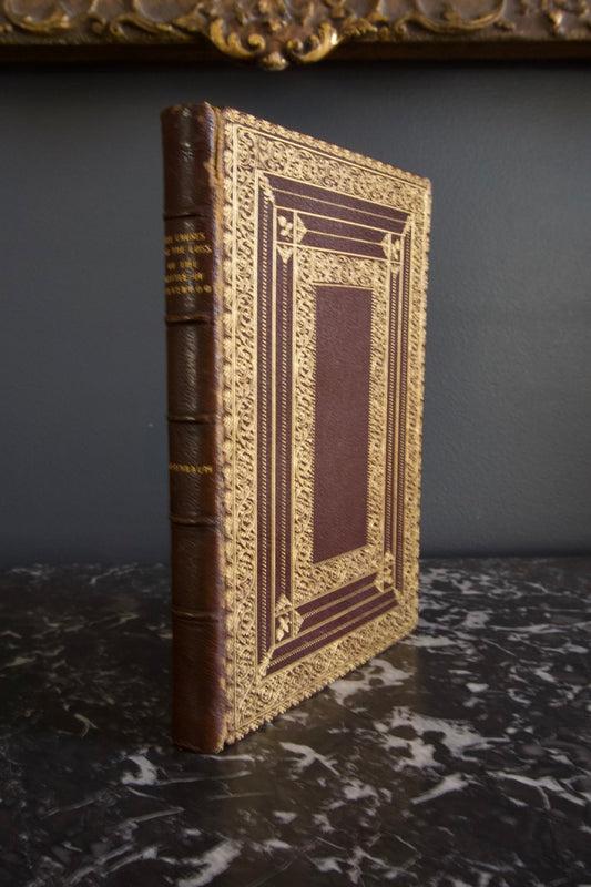 1923 "The Causes for the Loss of the Battle of Waterloo" Fine Binding, Full Leather Book