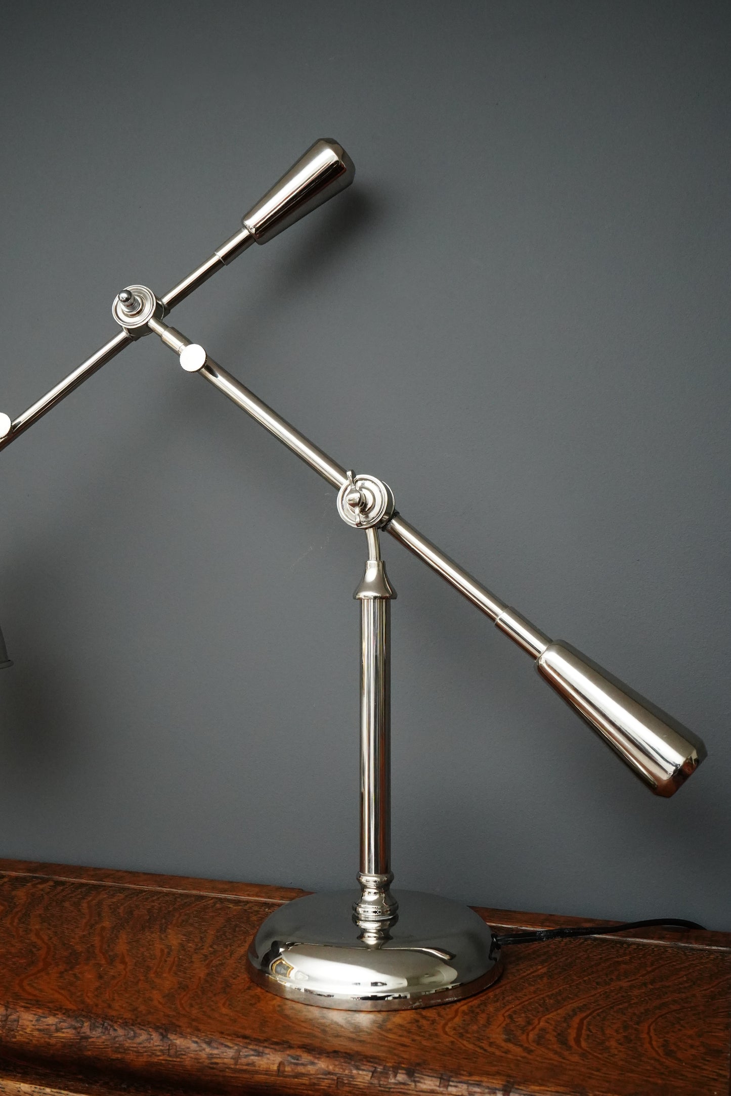Chrome Adjustable Articulating Desk Lamp